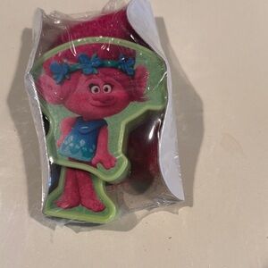 Colorful 2016 Trolls Doll Poppy with Pink and Green Design